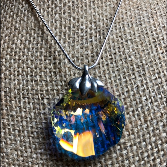Swarovski Jewelry - Handmade Swarovski Crystal “Seashell AB” Necklace